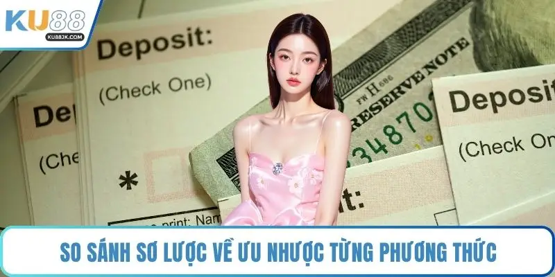 So sánh sơ lược về ưu nhược từng phương thức
